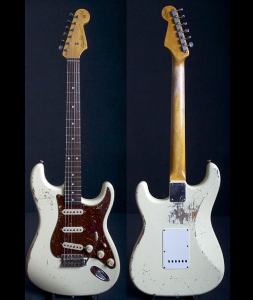 1960 FENDER STRATOCASTER CS HEAVY RELIC VINTAGE WHITE: タゴの