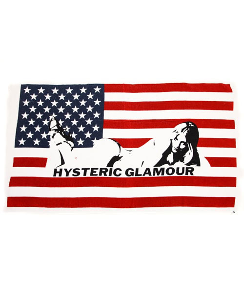 HYSTERIC GLAMOUR：WOMAN ON FLAG バスタオル: タゴのロケンローブログ