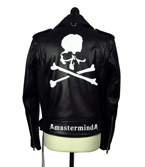 mastermind japan バックスワロレザーライダース - レザージャケット