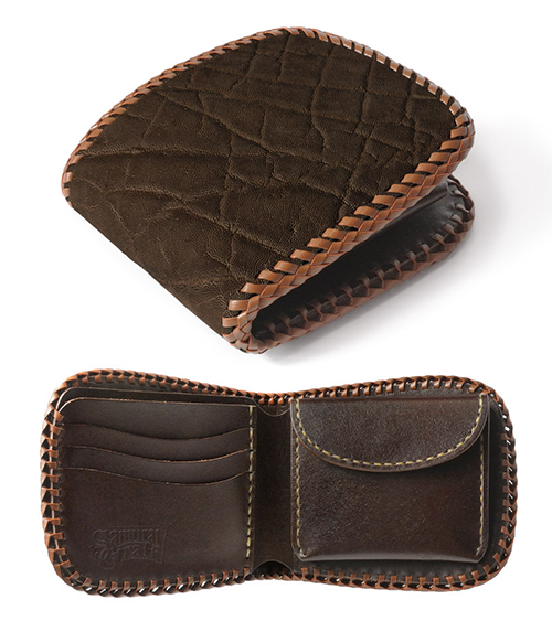 SAMURAI CRAFT：ハーフウォレット N-1 エレファントスキン ダブル